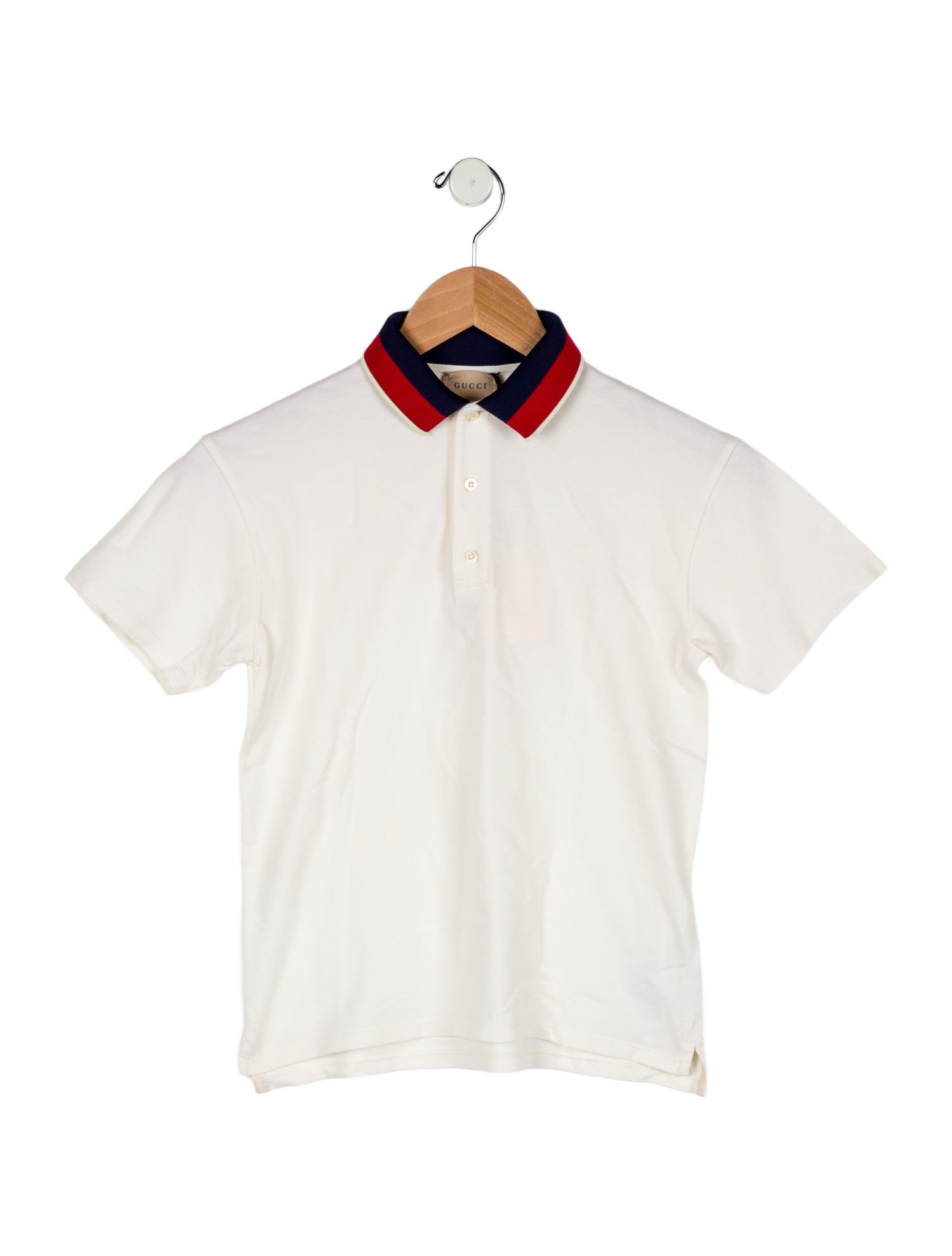 Gucci Woven Short Sleeve Polo Shirt w/ Tags