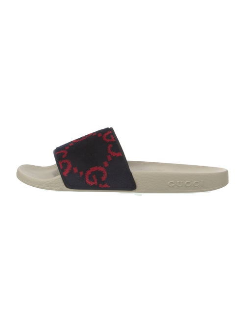 Gucci GG Signature Velvet Slides
