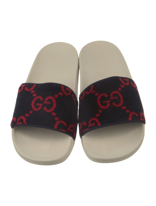 Gucci GG Signature Velvet Slides