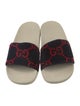 Gucci GG Signature Velvet Slides