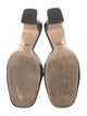Gucci Leather Crystal Embellishments Mules