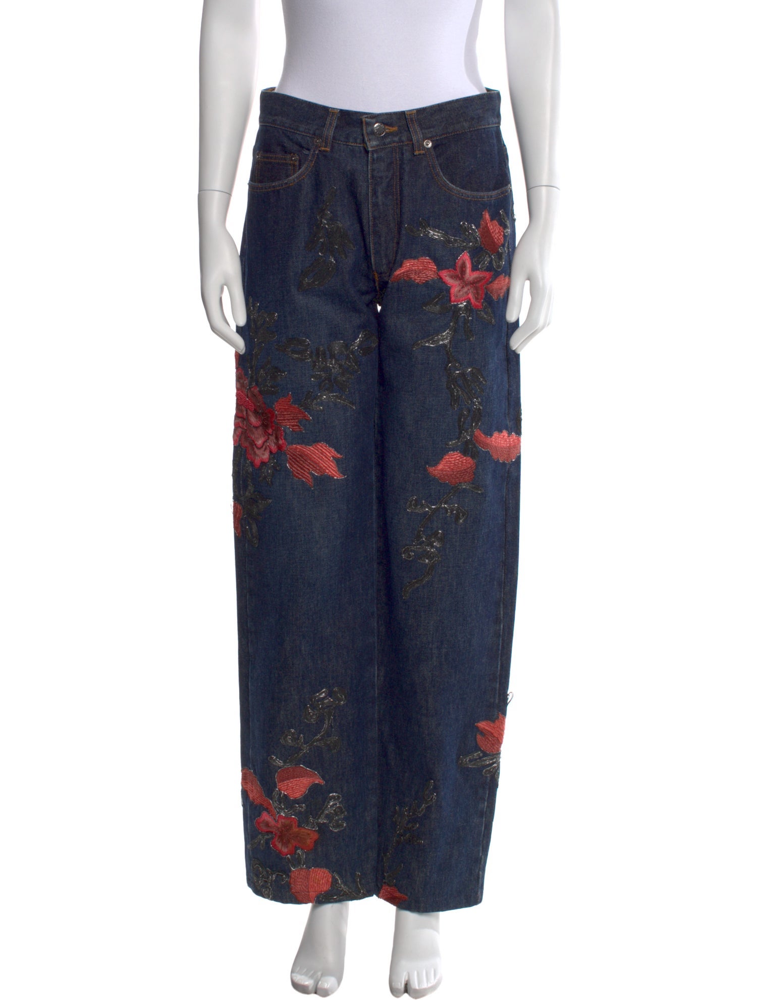 Gucci Vintage Wide Leg Jeans