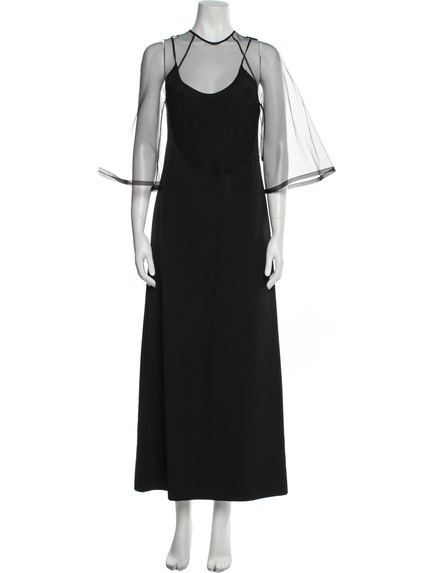 Gucci Scoop Neck Long Dress