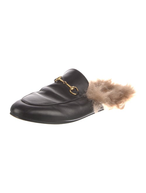 Gucci Horsebit Accent Leather Mules