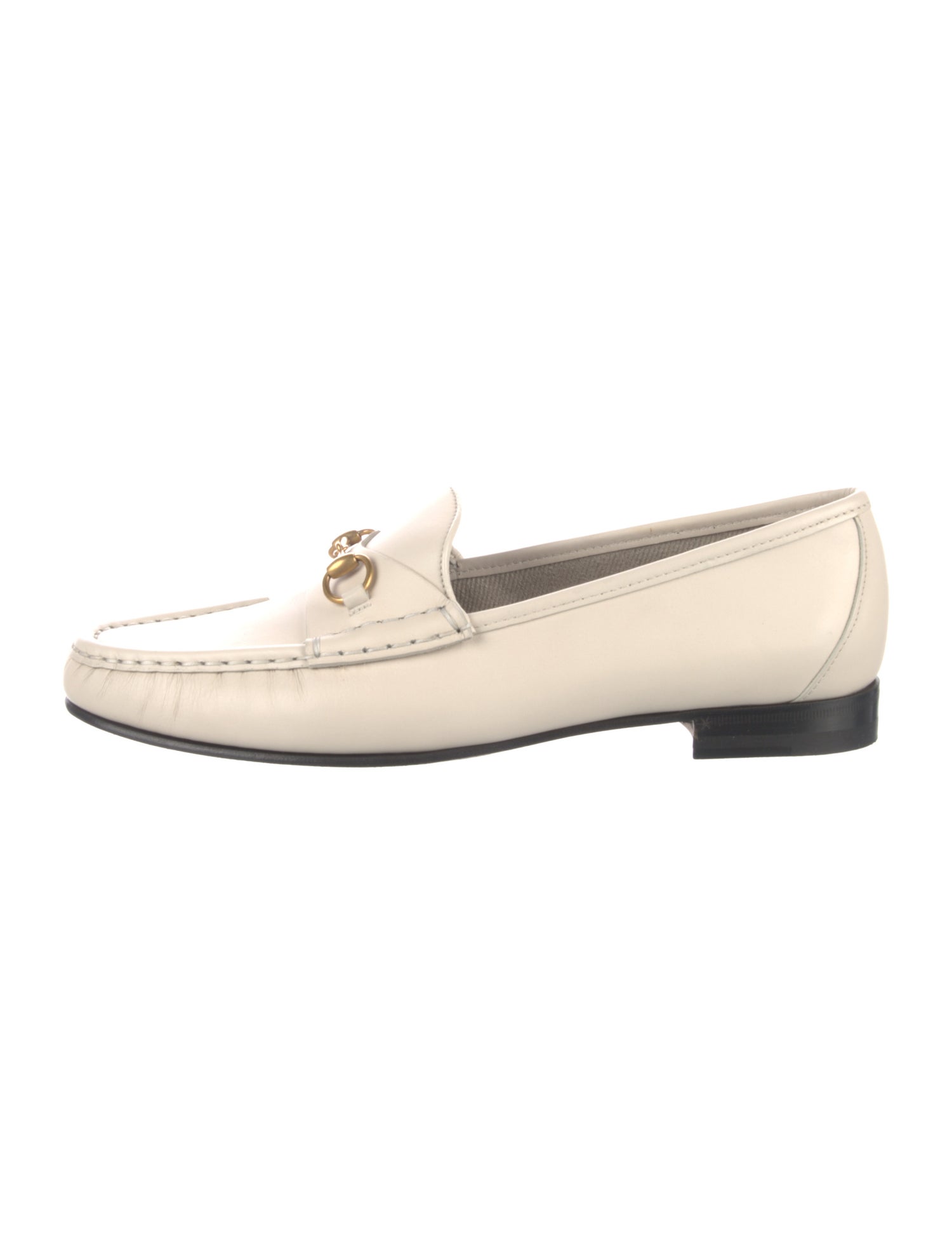 Gucci Horsebit Accent Leather Loafers