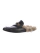 Gucci Horsebit Accent Leather Mules