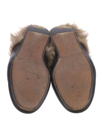 Gucci Horsebit Accent Leather Mules