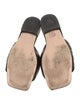 Gucci Double G Logo Leather Slides