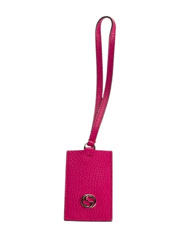 GUCCI Travel Leather Luggage Tag