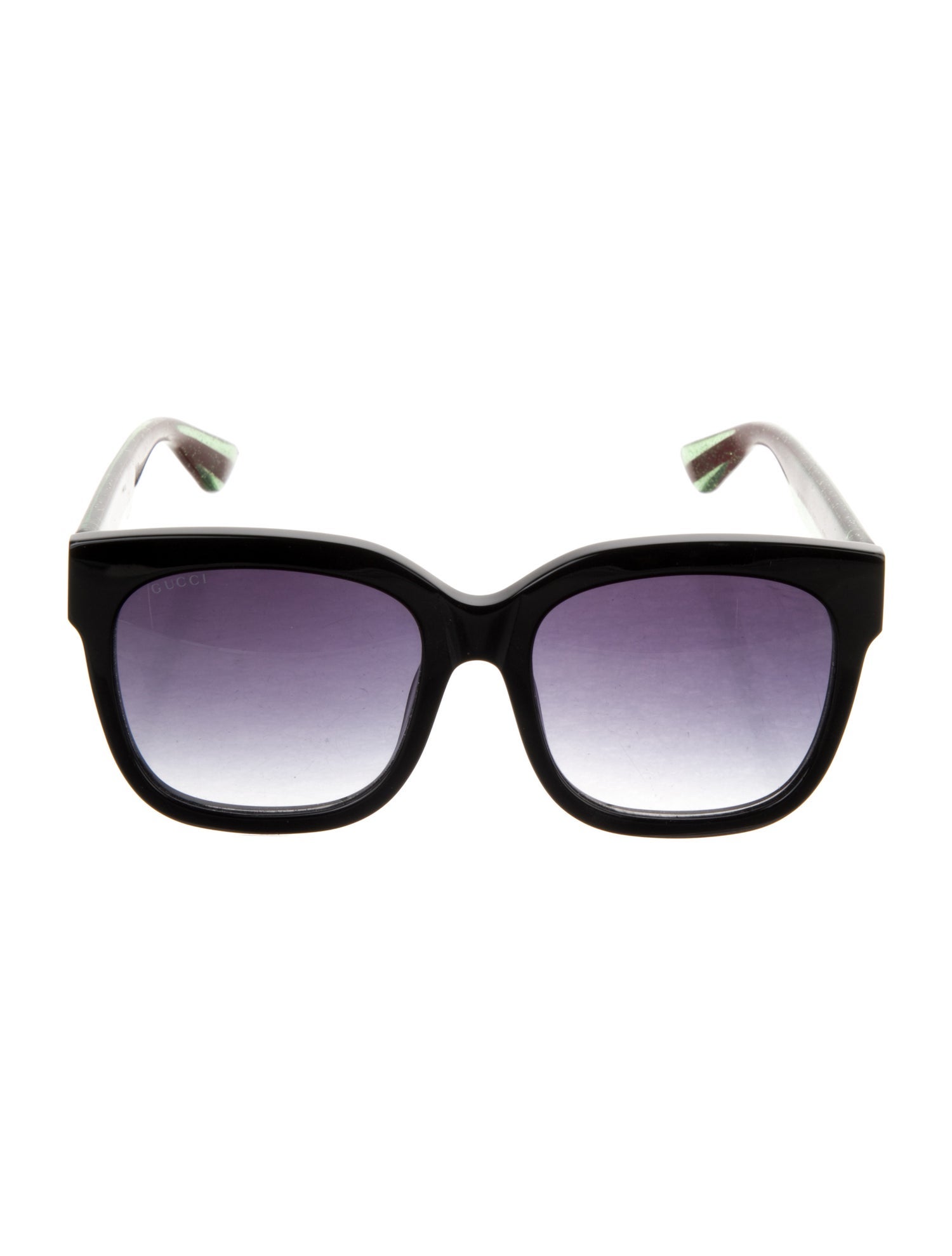 Gucci Web Accent Square Sunglasses