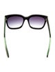 Gucci Web Accent Square Sunglasses