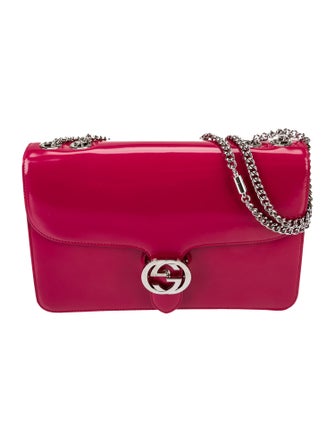 Gucci Patent Leather Shoulder Bag