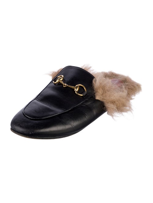 Gucci Horsebit Accent Leather Mules