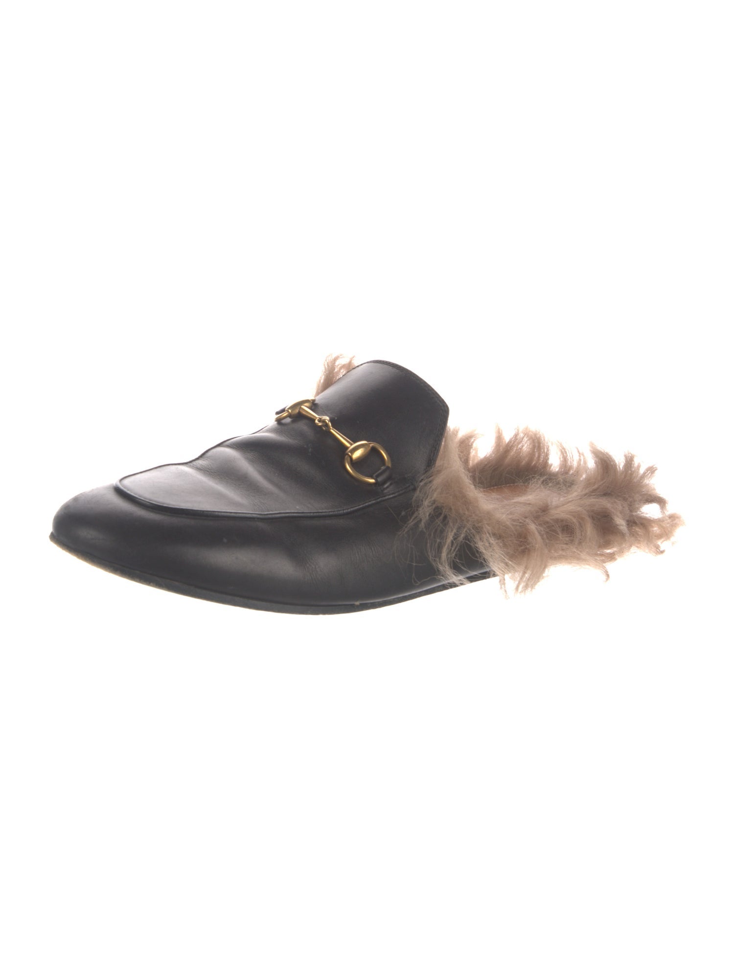 Gucci Horsebit Accent Leather Mules