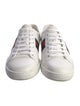 Gucci Web Accent Leather Sneakers