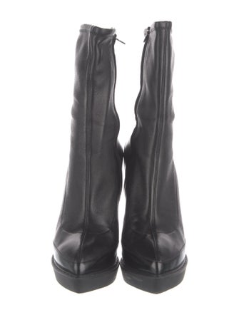 Gucci Leather Sock Boots