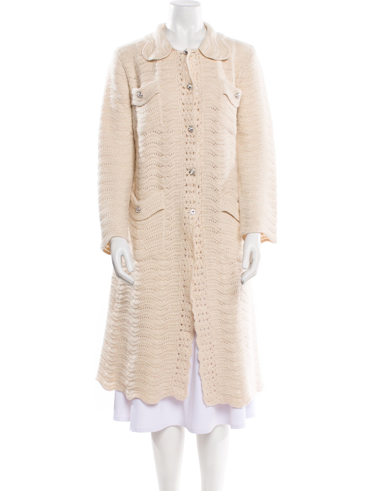 Gucci 2019 Wool Faux Fur Coat