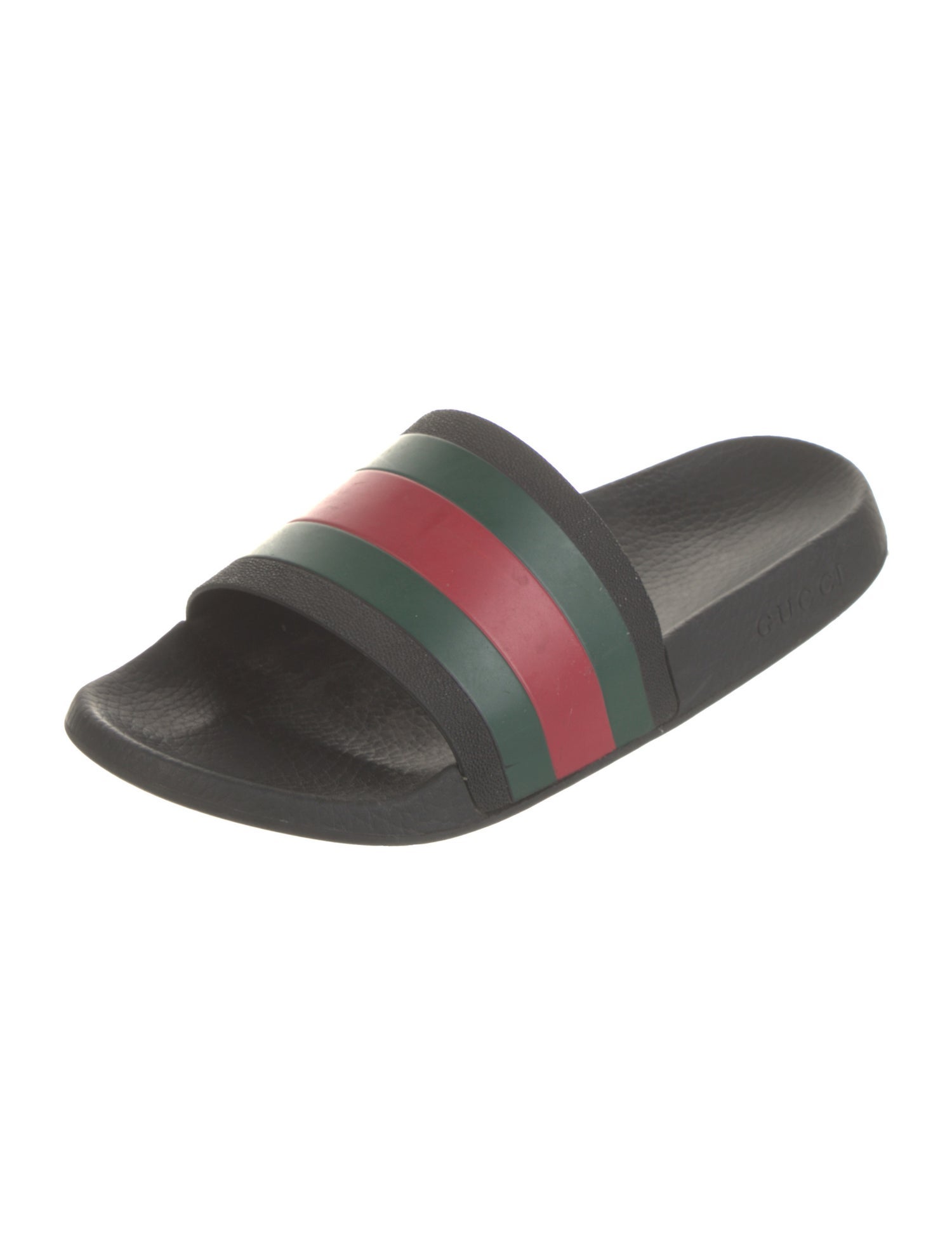 Gucci Web Accent Rubber Slides