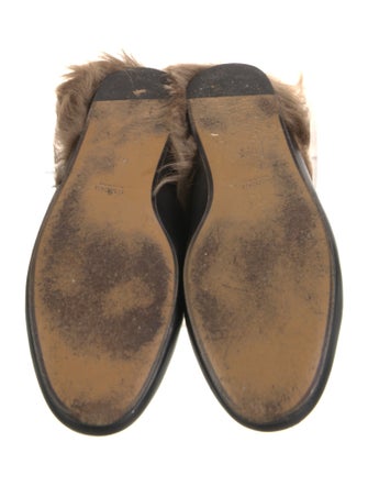 Gucci Horsebit Accent Leather Mules