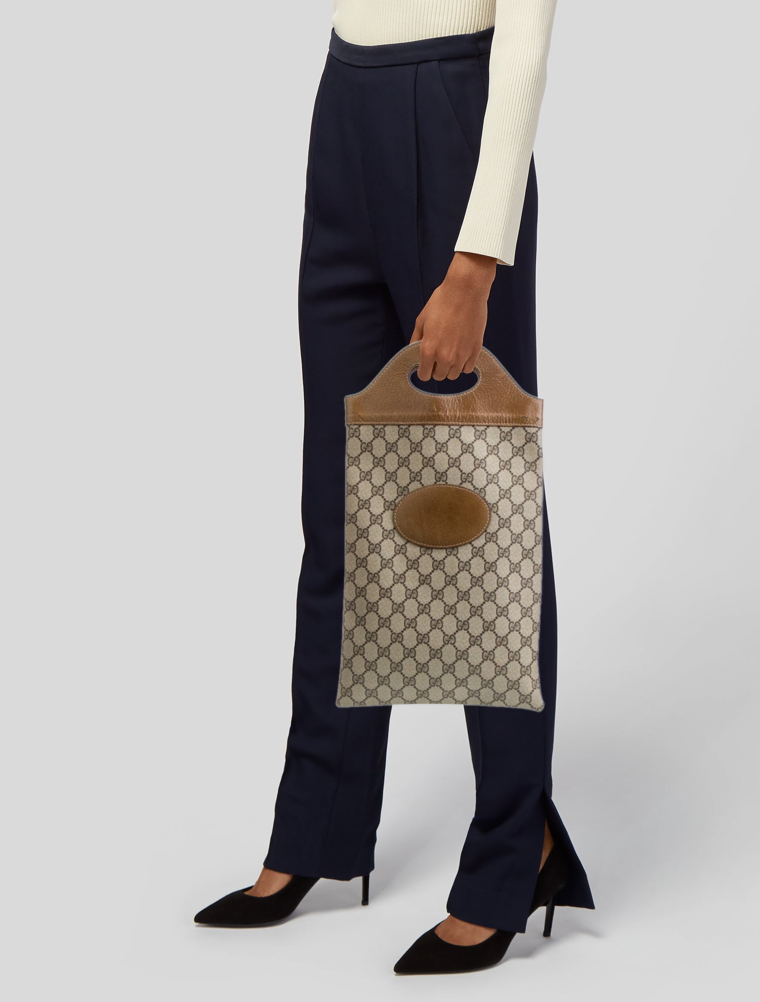 Gucci GG Supreme Top Handle Bag Vintage