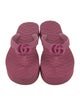 Gucci Running GG Logo Rubber Flip Flops