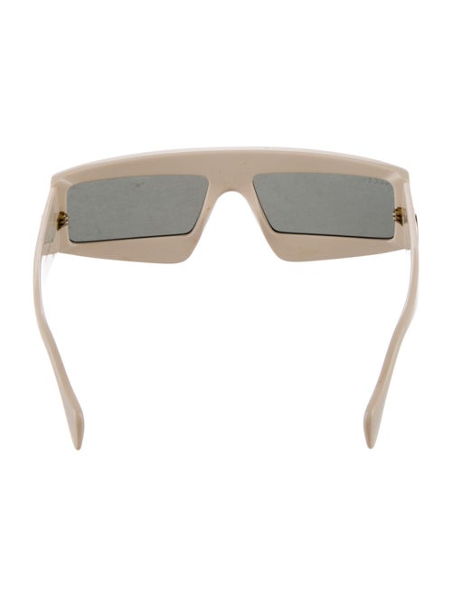 Gucci Interlocking G Logo Shield Sunglasses