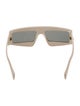 Gucci Interlocking G Logo Shield Sunglasses