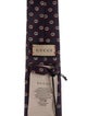 Gucci GG Chain Print Silk Tie