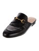 Gucci Horsebit Accent Leather Mules