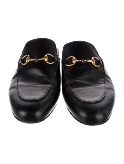 Gucci Horsebit Accent Leather Mules