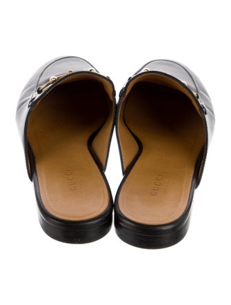 Gucci Horsebit Accent Leather Mules