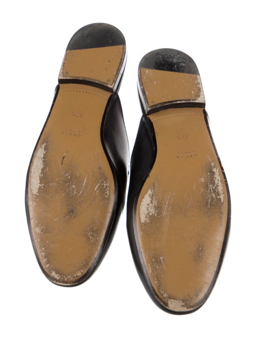 Gucci Horsebit Accent Leather Mules
