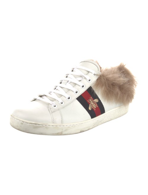 Gucci Sylvie Web Accent Leather Sneakers