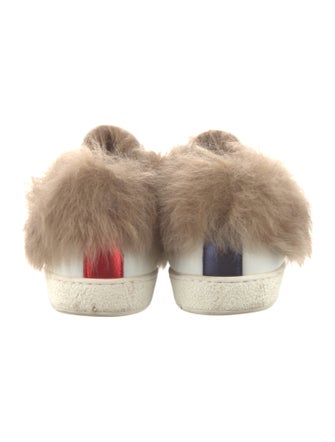 Gucci Sylvie Web Accent Leather Sneakers