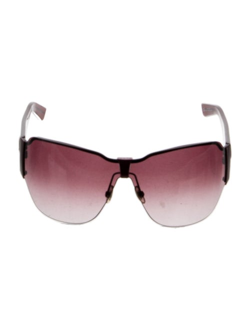 Gucci Interlocking G Logo Shield Sunglasses