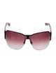 Gucci Interlocking G Logo Shield Sunglasses