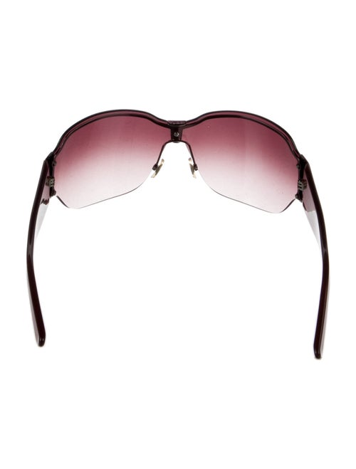 Gucci Interlocking G Logo Shield Sunglasses