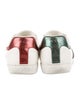 Gucci Web Accent Leather Sneakers