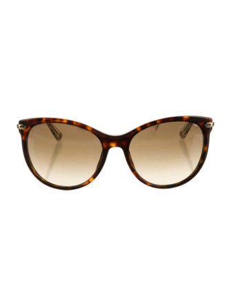 Gucci Web Accent Cat-Eye Sunglasses
