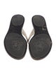 Gucci Double G Logo Leather Slides