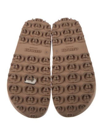 Gucci Interlocking G Logo Rubber Slides