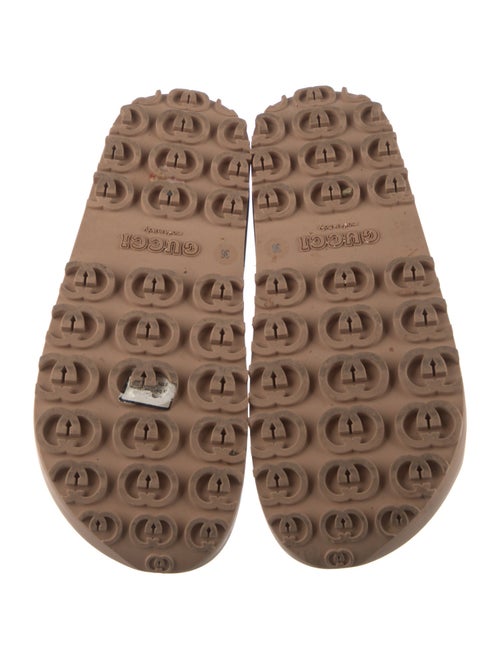 Gucci Interlocking G Logo Rubber Slides