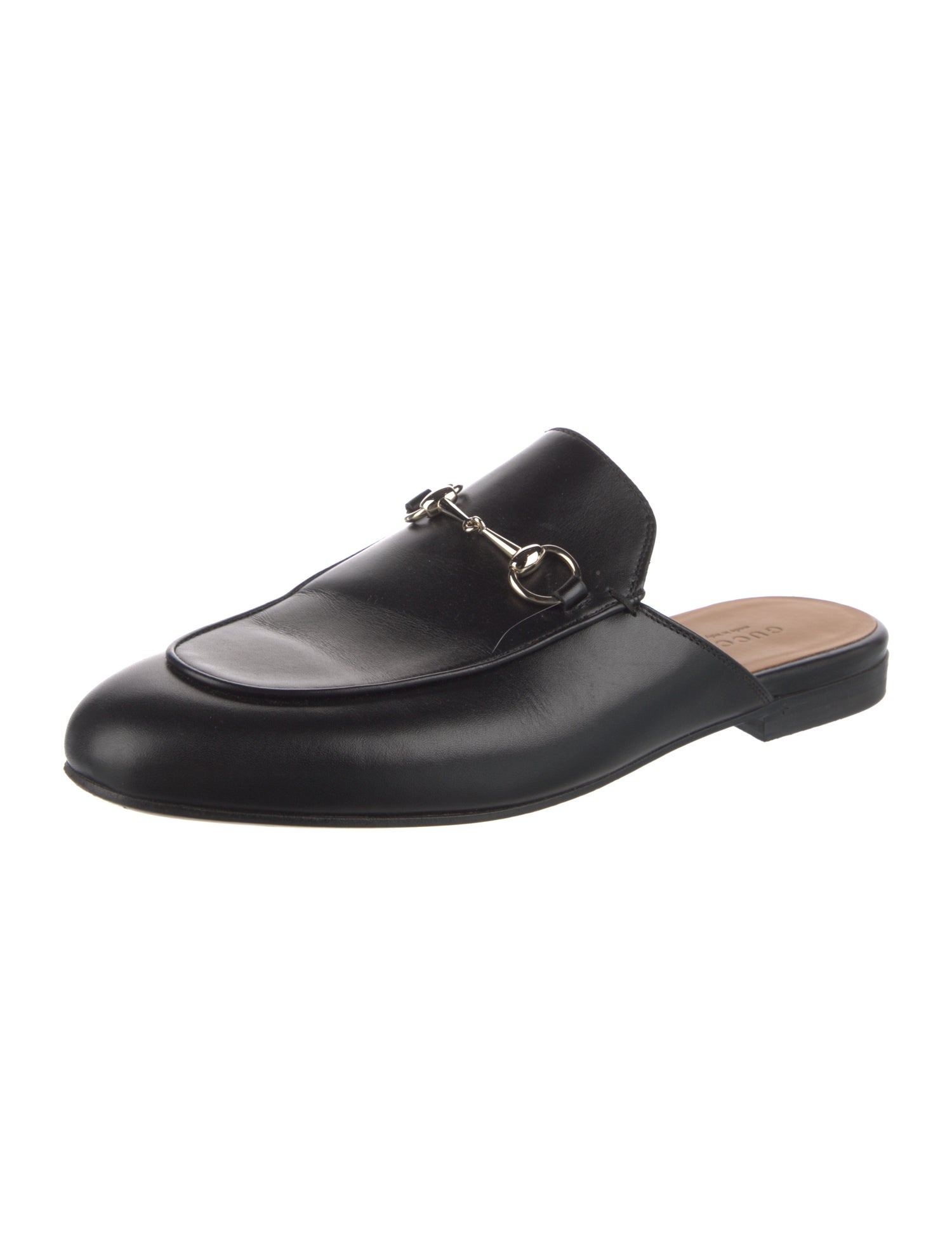Gucci 1955 Horsebit Accent Leather Mules