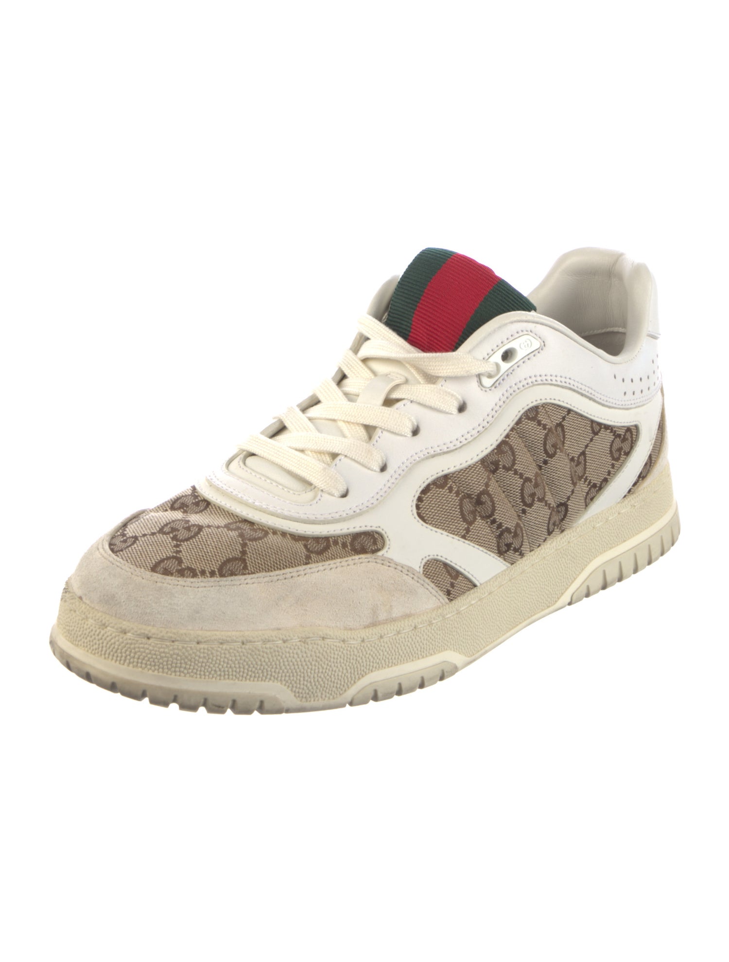 Gucci Leather Printed Sneakers