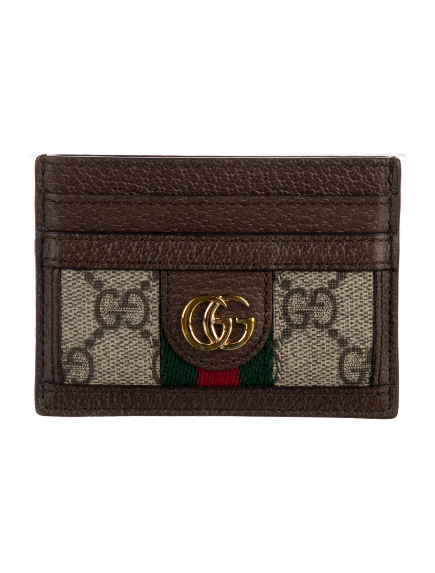 Gucci Ophidia Web Accent Card Holder