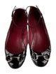 Gucci Horsebit Accent Patent Leather Flats
