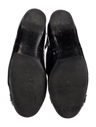 Gucci Horsebit Accent Patent Leather Flats