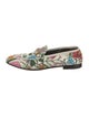 Gucci Flora Print Canvas Loafers