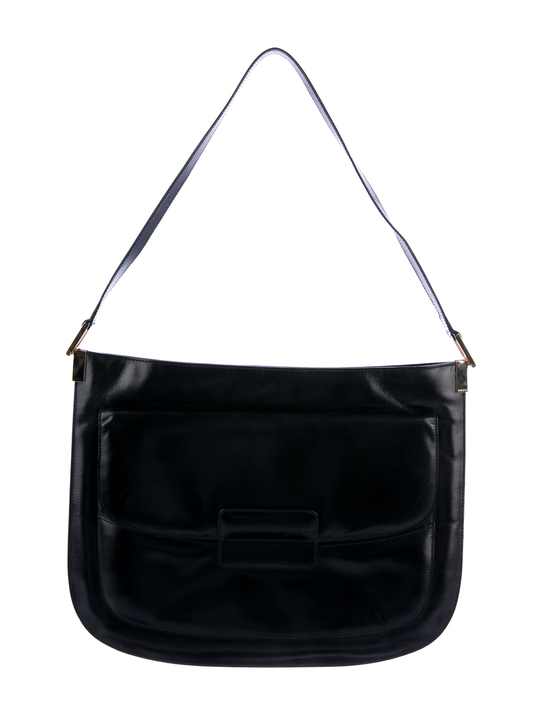 Gucci Vintage Leather Shoulder Bag