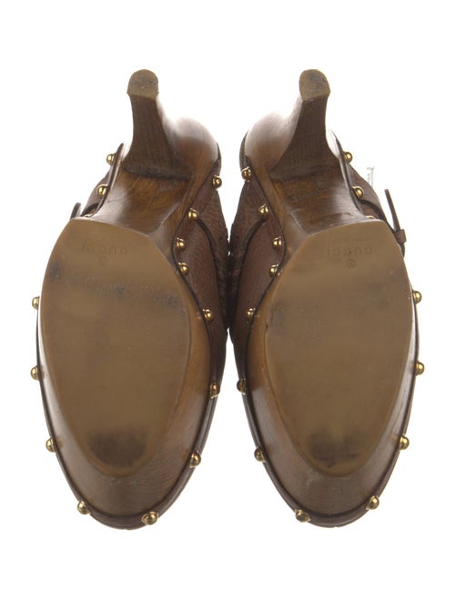 Gucci GG Signature Leather Mules